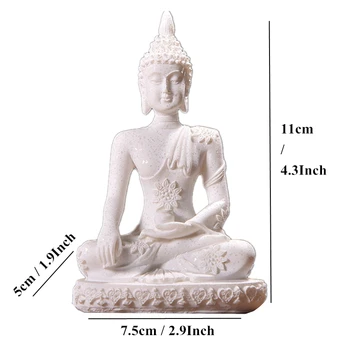 Living Room Accessories Nature Sandstone Buddha Sculpture Thailand Statue Fengshui Figurine Meditation Miniatures Home Decor
Living Room Accessories Nature Sandstone Buddha Sculpture Thailand Statue Fengshui Figurine Meditation Miniatures Home Decor