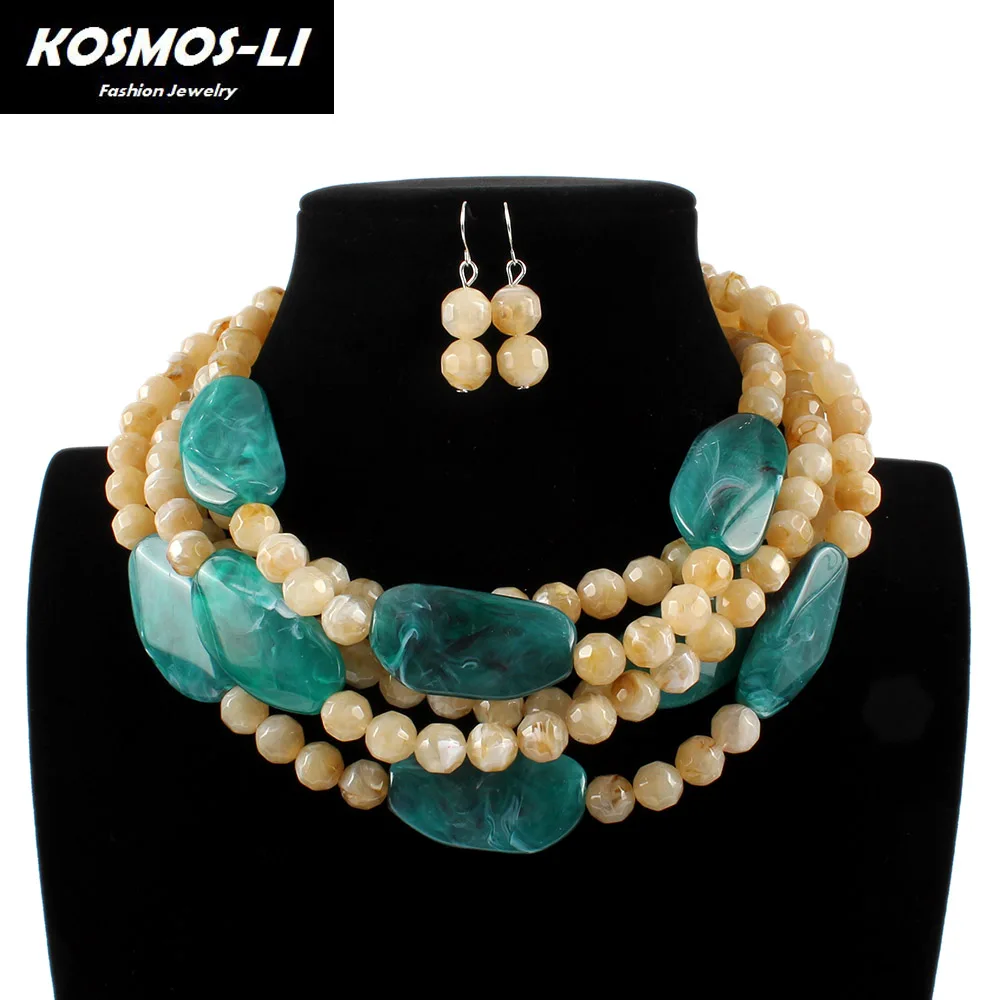 India Wedding Jewelry Sets Multi Layer Big Beads Statement Necklace Sets African Beads Earrings Jewelry Set
India Wedding Jewelry Sets Multi Layer Big Beads Statement Necklace Sets African Beads Earrings Jewelry Set