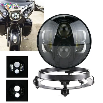 7" H4 LED Motorcycle Hi/Lo Beam Headlight + Chrome Mounting Bracket Ring Set For Jeep JK VAZ 2121 Lada Niva 4x4 Motorcycle
7" H4 LED Motorcycle Hi/Lo Beam Headlight + Chrome Mounting Bracket Ring Set For Jeep JK VAZ 2121 Lada Niva 4x4 Motorcycle