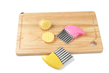 Stainless Steel Potato Slicer Wavy Cutter Multi-function Potato Knife Cut French Fries Kitchen Gadgets Vegetable Tools W7481
Stainless Steel Potato Slicer Wavy Cutter Multi-function Potato Knife Cut French Fries Kitchen Gadgets Vegetable Tools W7481