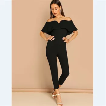 Jumpsuit Women Off Shoulder Bodycon Ruffles Sleeve Clubwear Playsuit jumpsuit Rompers Skinny Sexy Jumpsuits Female Long Trousers
Jumpsuit Women Off Shoulder Bodycon Ruffles Sleeve Clubwear Playsuit jumpsuit Rompers Skinny Sexy Jumpsuits Female Long Trousers