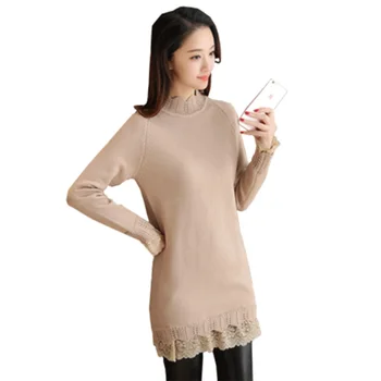 Autumn Winter Petal Sleeve Knitted Sweater Mini Dress Female Half Turtleneck Lace Sweater Dress Ladies Sexy Slim Vestidos F456
Autumn Winter Petal Sleeve Knitted Sweater Mini Dress Female Half Turtleneck Lace Sweater Dress Ladies Sexy Slim Vestidos F456