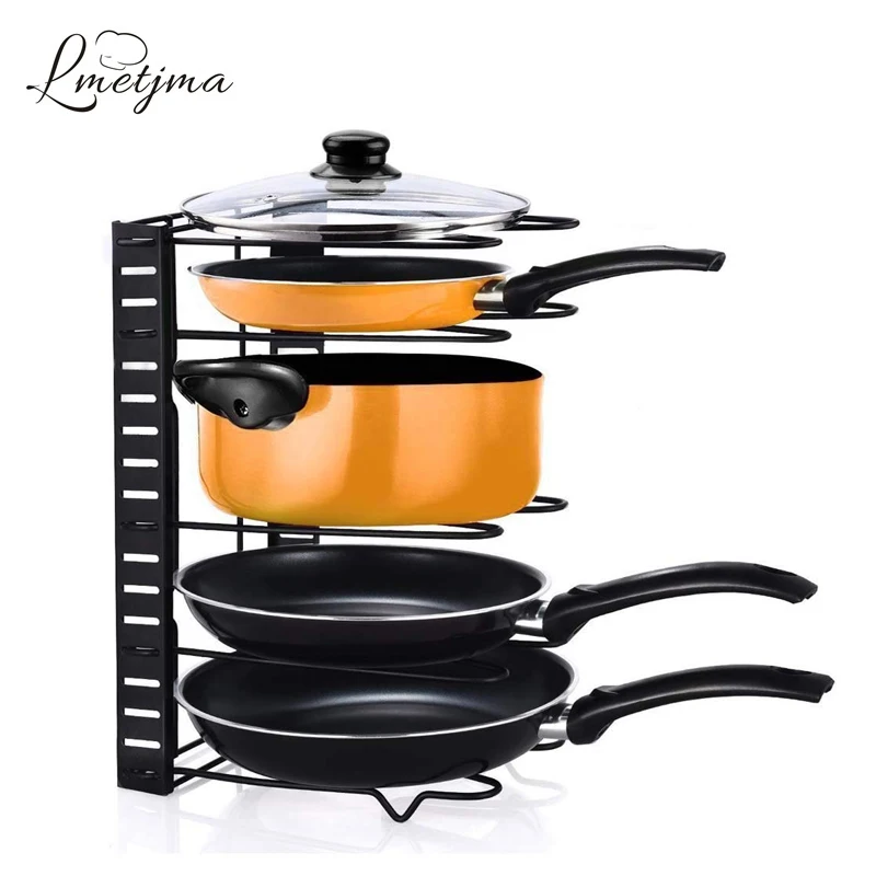 LMETJMA Adjustable Pan Organizer Rack Pot Lid Holder Folding Cookware Bakeware Chopping Board Organizer Shelf Rack KC0221
LMETJMA Adjustable Pan Organizer Rack Pot Lid Holder Folding Cookware Bakeware Chopping Board Organizer Shelf Rack KC0221