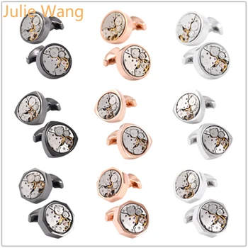 1 Pair Creative High-end Watch Cufflinks Real Clock Cuff links Men's Cufflings Machine Core Mechanical Gemelos
1 Pair Creative High-end Watch Cufflinks Real Clock Cuff links Men's Cufflings Machine Core Mechanical Gemelos