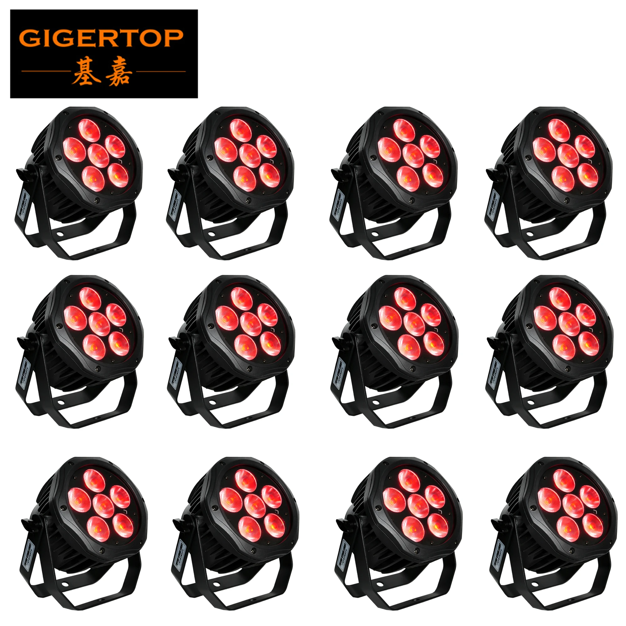Free Shipping Waterproof IP65 Projector 6X18W 6in1 Color DJ Battery Power Wireless DMX LED Par Projector Wash Uplight TP-W0618
Free Shipping Waterproof IP65 Projector 6X18W 6in1 Color DJ Battery Power Wireless DMX LED Par Projector Wash Uplight TP-W0618