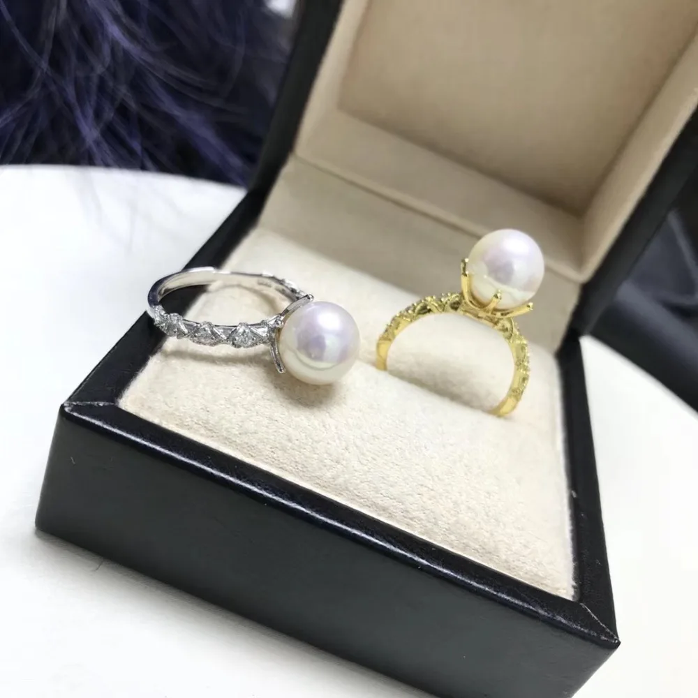 925 Sterling Silver Pearl Ring Finger Ring Adjustable Resizable Ring Findings and Component Jewelry Parts Fittings Accessories
925 Sterling Silver Pearl Ring Finger Ring Adjustable Resizable Ring Findings and Component Jewelry Parts Fittings Accessories