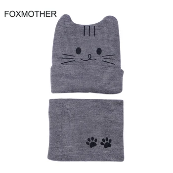 11.11 hats New Fashion Winter Grey Pink Kids Child Paw Cat Hat And Scarf Sets Neck Warmer Echarpe Enfant Scarves Girls Boys
11.11 hats New Fashion Winter Grey Pink Kids Child Paw Cat Hat And Scarf Sets Neck Warmer Echarpe Enfant Scarves Girls Boys