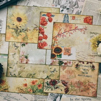 KSCRAFT Vintage Flowers Material Paper Set for Scrapbooking DIY Projects/Photo Album/Card Making Crafts 
KSCRAFT Vintage Flowers Material Paper Set for Scrapbooking DIY Projects/Photo Album/Card Making Crafts