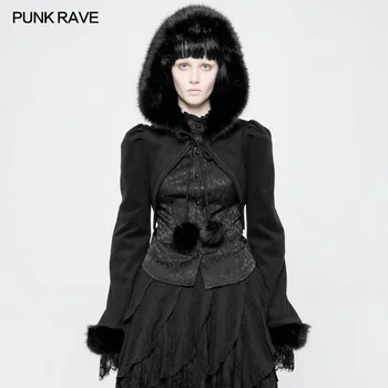 PUNK RAVE Gothic Lolita Women Fashion Cloak Punk Limitation Rabbit Hair Party Short Jacket Victorian Style Hooded Jacket Coat
PUNK RAVE Gothic Lolita Women Fashion Cloak Punk Limitation Rabbit Hair Party Short Jacket Victorian Style Hooded Jacket Coat