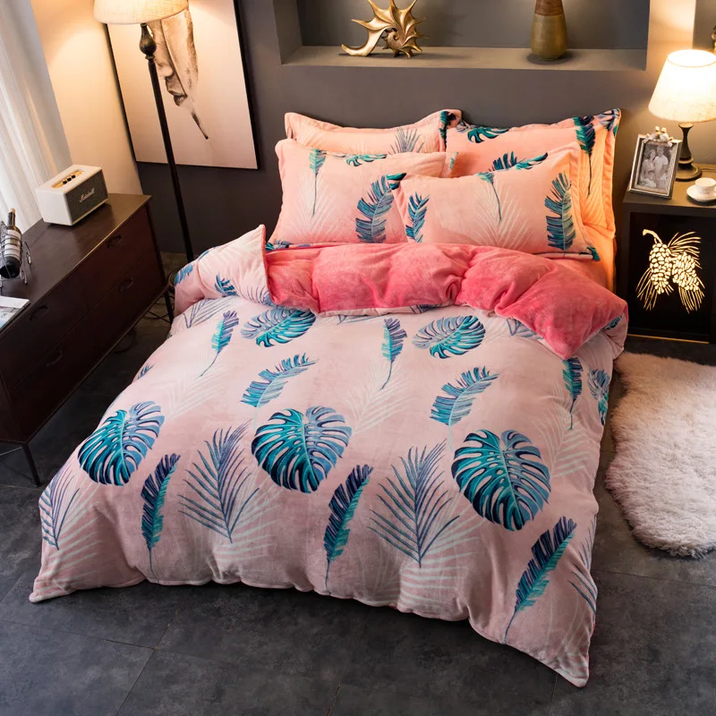 ROWBOE brand postmodern style jacquard elegant quilt cover sheet pillowcase comfortable breathable warm flamingo home textile
ROWBOE brand postmodern style jacquard elegant quilt cover sheet pillowcase comfortable breathable warm flamingo home textile