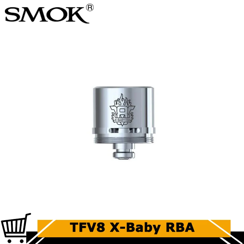 Original SMOK TFV8 X-Baby RBA Tank Coil V8 X Baby RBA Core 0.35ohm For TFV8 X Baby Beast Tank Atomizer DIY E Cigarette Vaporizer
Original SMOK TFV8 X-Baby RBA Tank Coil V8 X Baby RBA Core 0.35ohm For TFV8 X Baby Beast Tank Atomizer DIY E Cigarette Vaporizer