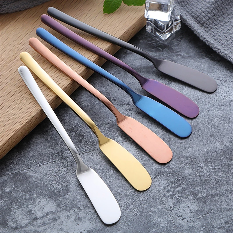 Stainless Steel Butter Knife Cutter Scraper Utensil Jam Spreader Spatula Breakfast Tool New Fondue Cheese Grater Slicer
Stainless Steel Butter Knife Cutter Scraper Utensil Jam Spreader Spatula Breakfast Tool New Fondue Cheese Grater Slicer