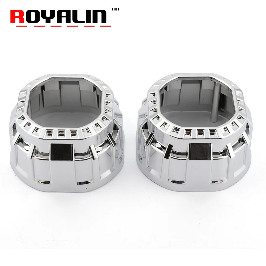 ROYALIN Projector Lens Shrouds for Mini Gatling Gun Square Shrouds Finish Chrome Auto Head Lamp Masks For Xenon Lens Retrofits
ROYALIN Projector Lens Shrouds for Mini Gatling Gun Square Shrouds Finish Chrome Auto Head Lamp Masks For Xenon Lens Retrofits