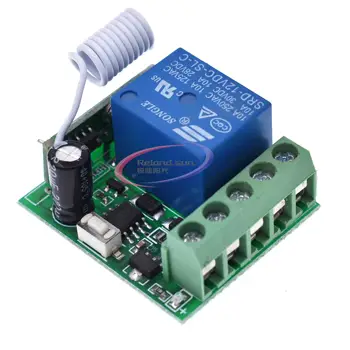 DC 12V 1 Ch 433MHz Wireless Relay Module RF Remote Control Switch Heterodyne Receiver
DC 12V 1 Ch 433MHz Wireless Relay Module RF Remote Control Switch Heterodyne Receiver