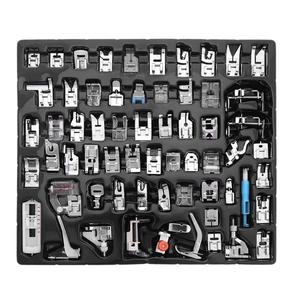 3/11/32/52/62pcs Mini Domestic Sewing Machine Braiding Blind Stitch Darning Presser Foot Feet Kit Set For Brother Singer Janome
3/11/32/52/62pcs Mini Domestic Sewing Machine Braiding Blind Stitch Darning Presser Foot Feet Kit Set For Brother Singer Janome