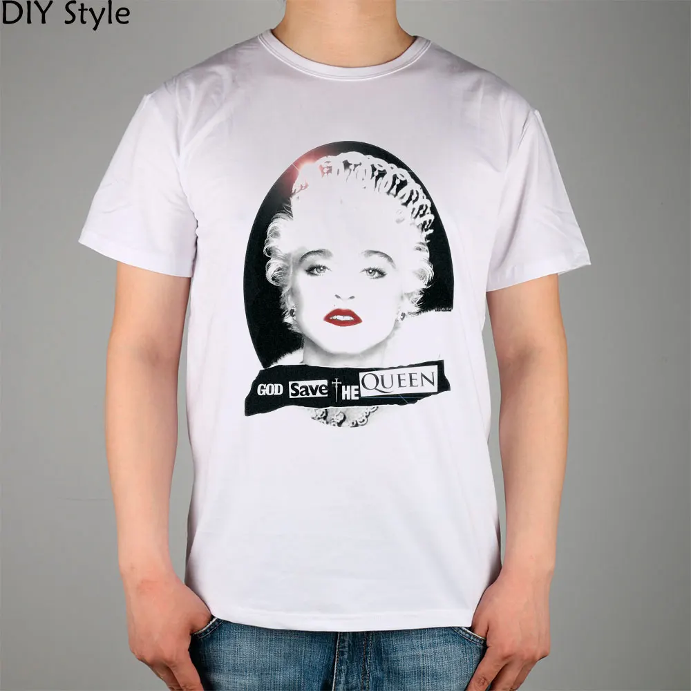 GOD SAVE THE QUEEN MUSIC MADONNA T-shirt cotton Lycra top 7593 Fashion Brand t shirt men new DIY Style high quality
GOD SAVE THE QUEEN MUSIC MADONNA T-shirt cotton Lycra top 7593 Fashion Brand t shirt men new DIY Style high quality