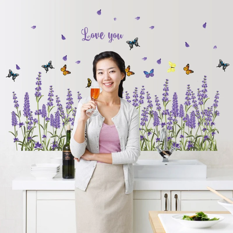 purple lavender wall stickers home decor removable lliving room kitchen bedroom window decals adhesive butterfly wall mural
purple lavender wall stickers home decor removable lliving room kitchen bedroom window decals adhesive butterfly wall mural