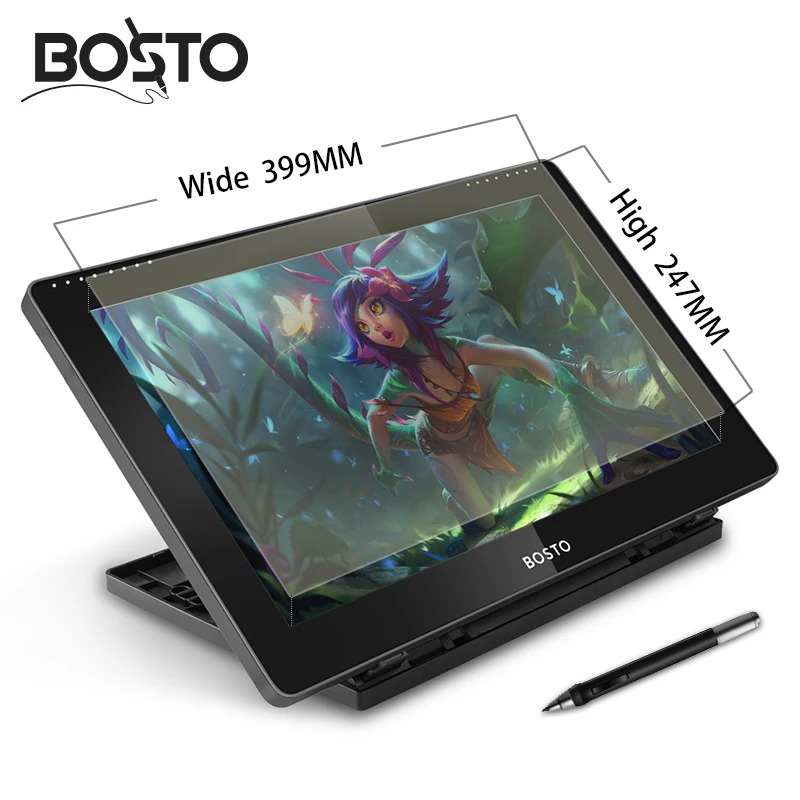 Bosto Ultra Clear Graphic Tablet Monitor Protective Film for 16HD Art Drawing Monitor.
Bosto Ultra Clear Graphic Tablet Monitor Protective Film for 16HD Art Drawing Monitor.