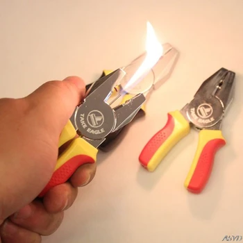 New Creative Portable Mini Pliers Shape Cartoon Cigarette Lighter Refillable Butane Ornaments Gift Random Color Without Oil Gas
New Creative Portable Mini Pliers Shape Cartoon Cigarette Lighter Refillable Butane Ornaments Gift Random Color Without Oil Gas