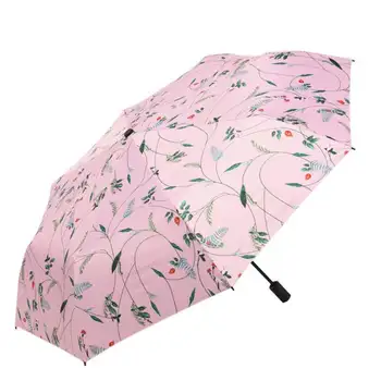 Elegant Europe Style Outdoor Fully Automatic Small Fresh Rain Umbrella Woman Three times Umbrella Floral Black Coating
Elegant Europe Style Outdoor Fully Automatic Small Fresh Rain Umbrella Woman Three times Umbrella Floral Black Coating