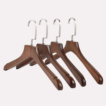 10 Pcs Thick Walnut Finish Wooden Clothes Coats Hangers, High Grade Antique Wood Suit Hanger for Hotel Clothes Shop
10 Pcs Thick Walnut Finish Wooden Clothes Coats Hangers, High Grade Antique Wood Suit Hanger for Hotel Clothes Shop