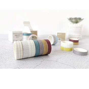 66 pcs/Lot Basic decoration grid color masking tapes DIY paper washi tape stickers Scrapbooking Stationery School supplies F712
66 pcs/Lot Basic decoration grid color masking tapes DIY paper washi tape stickers Scrapbooking Stationery School supplies F712