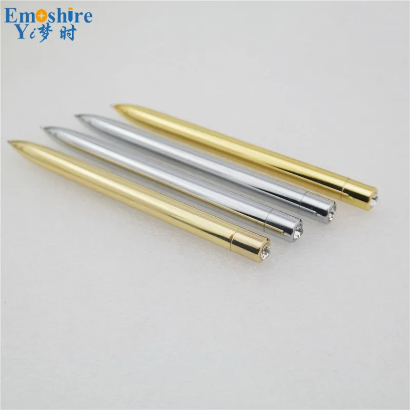 Emoshire New ballpoint pen wholesale logo custom top diamond diary pen creative advertising business models metal pen (3)