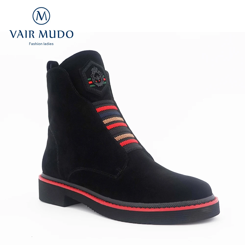 VAIR MUDO Wool Fur Womens Winter Shoes Warm Ankle Boots Women Shoes Genuine Leather Spring Autumn Square low Heel Lady Boot DX1
VAIR MUDO Wool Fur Womens Winter Shoes Warm Ankle Boots Women Shoes Genuine Leather Spring Autumn Square low Heel Lady Boot DX1