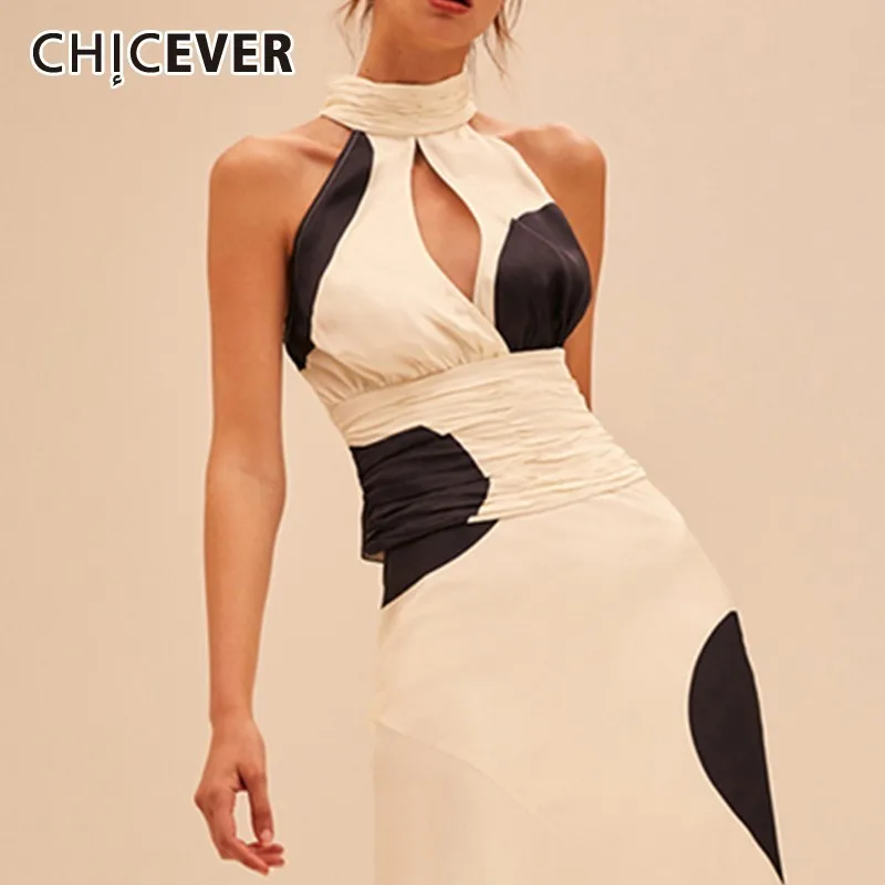 CHICEVER Summer Elegant Hit Color Print Women Vest Halter Sleeveless Off Shoulder Back Zipper Slim Female Tank Top 2019 Korean
CHICEVER Summer Elegant Hit Color Print Women Vest Halter Sleeveless Off Shoulder Back Zipper Slim Female Tank Top 2019 Korean
