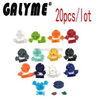 20pcs/lot Colorful buttons set replacement for GameboyColor NintnedoGBC Game Console ON OFF Button AB Buttons D Pads replacement
20pcs/lot Colorful buttons set replacement for GameboyColor NintnedoGBC Game Console ON OFF Button AB Buttons D Pads replacement
