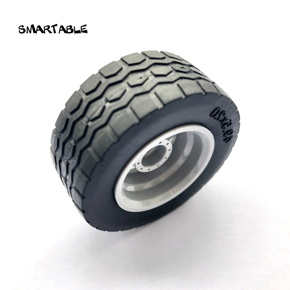Smartable Technic Ev3 MOC 49.5x20 mm Wheel Tyre Parts Building Block Toy For Car Compatible technic 15413+56145 5pcs/set
Smartable Technic Ev3 MOC 49.5x20 mm Wheel Tyre Parts Building Block Toy For Car Compatible technic 15413+56145 5pcs/set