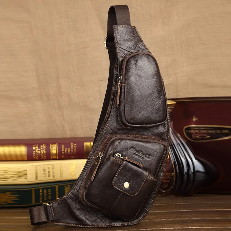 High Quality Genuine Leather Men Single Backpack Rucksack Natural Skin Knapsack Vintage Travel Shoulder Sling Daypack Chest Bag
High Quality Genuine Leather Men Single Backpack Rucksack Natural Skin Knapsack Vintage Travel Shoulder Sling Daypack Chest Bag