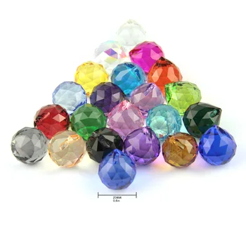 25pcs/Lot Mixed Color 20mm Crystal Chandelier Ball Parts For Wedding Feng Shui Products X-MAS Decoration
25pcs/Lot Mixed Color 20mm Crystal Chandelier Ball Parts For Wedding Feng Shui Products X-MAS Decoration