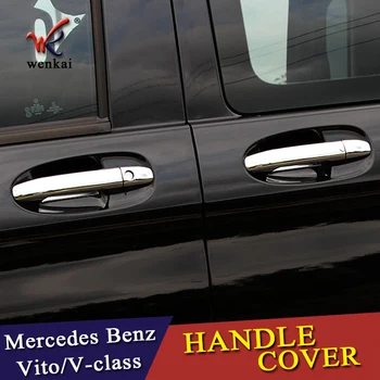 Chrome Car Side Door Handle Protector Cover Trims For Mercedes Benz Vito Metris Valente V-Class 2014-2018 W447 Car Accessories
Chrome Car Side Door Handle Protector Cover Trims For Mercedes Benz Vito Metris Valente V-Class 2014-2018 W447 Car Accessories