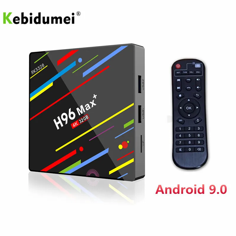 kebidumei H96 MAX Plus TV BOX Android 9.0 4GB RAM 16GB 32GB 64GB ROM Set Top Box RK3328 2.4+5G Wifi 4K H.265 smart Media Player
kebidumei H96 MAX Plus TV BOX Android 9.0 4GB RAM 16GB 32GB 64GB ROM Set Top Box RK3328 2.4+5G Wifi 4K H.265 smart Media Player