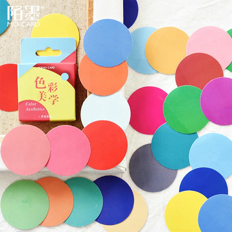 46Pcs/pack Round Colorful Memo Pad Diary Sticker Posted It Kawaii Girls Planner Scrapbooking Stationery Escolar School Supplies
46Pcs/pack Round Colorful Memo Pad Diary Sticker Posted It Kawaii Girls Planner Scrapbooking Stationery Escolar School Supplies