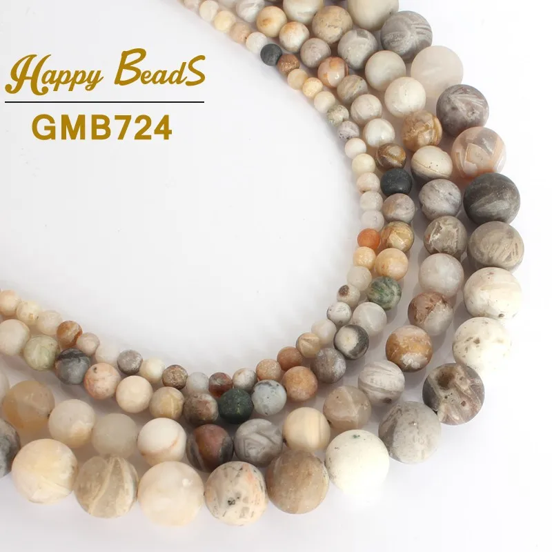 Natural Matte Bamboo Leaf Agates Stone Beads Round Loose Bead For Jewelry Making 15" 4/6/8/10 mm Pick Size DIY Bracelet Necklace
Natural Matte Bamboo Leaf Agates Stone Beads Round Loose Bead For Jewelry Making 15" 4/6/8/10 mm Pick Size DIY Bracelet Necklace