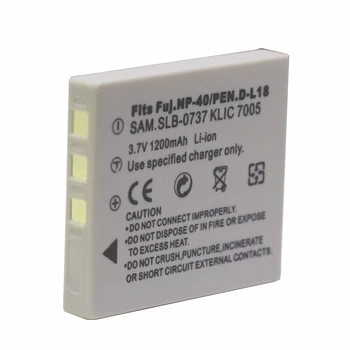 1Pc 1200mAh NP-40 NP-40N Battery for BENQ DLI-102 FUJIFILM NP-40 NP-40N KODAK KLIC-7005 PENTAX D-LI8 D-Li85 SLB-0737
1Pc 1200mAh NP-40 NP-40N Battery for BENQ DLI-102 FUJIFILM NP-40 NP-40N KODAK KLIC-7005 PENTAX D-LI8 D-Li85 SLB-0737