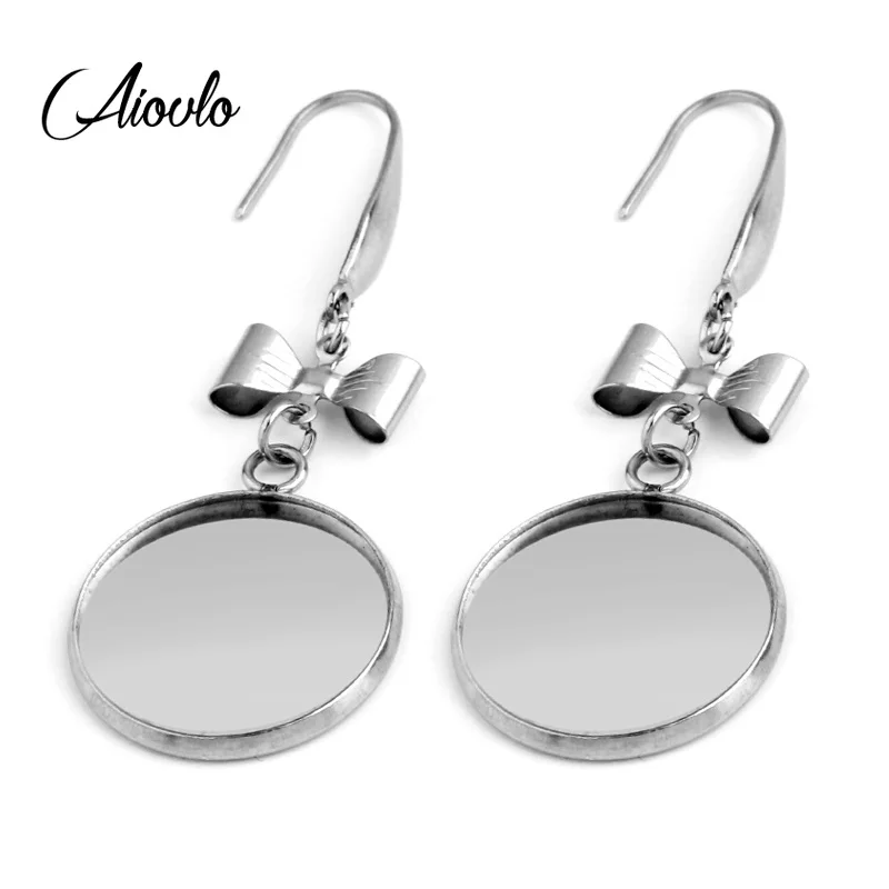 10pcs/lot Stainless Steel Earring Settings Cabochon Base Blank Fit 6/8/10/12/14/16/18/20mm Cabochon Cameo DIY Jewelry Making
10pcs/lot Stainless Steel Earring Settings Cabochon Base Blank Fit 6/8/10/12/14/16/18/20mm Cabochon Cameo DIY Jewelry Making
