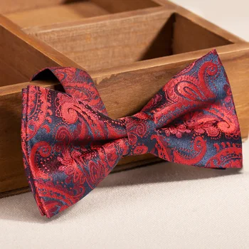 High Quality 2019 Brand New Bow Tie for Men Formal Butterfly Tie Gravata Mens Bowtie Red Paisley Man Silk Bow Ties With Gift Box
High Quality 2019 Brand New Bow Tie for Men Formal Butterfly Tie Gravata Mens Bowtie Red Paisley Man Silk Bow Ties With Gift Box