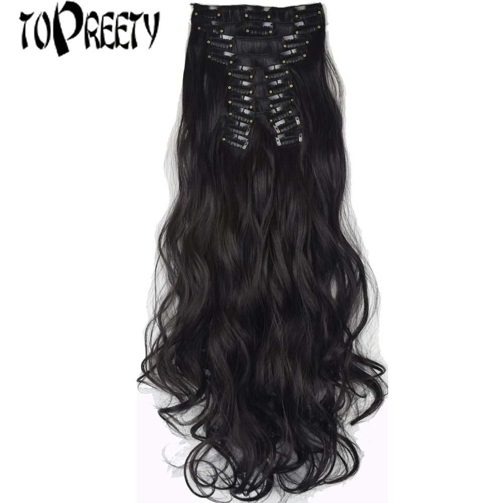 TOPREETY Heat Resistant B5 Synthetic Fiber 150gr 20" 50cm Body Wave Clip in hair Extensions 12pcs/set
TOPREETY Heat Resistant B5 Synthetic Fiber 150gr 20" 50cm Body Wave Clip in hair Extensions 12pcs/set