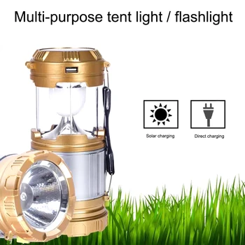 LED Rechargeable Flashlight Solar LED Lantern Outdoor Flashlight Camping Light USB Power Bank
LED Rechargeable Flashlight Solar LED Lantern Outdoor Flashlight Camping Light USB Power Bank