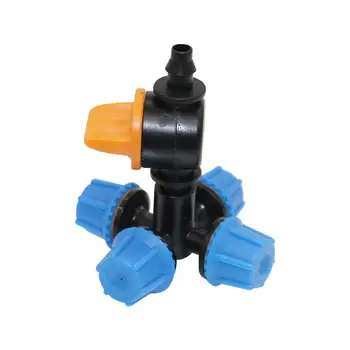 5 Sets 6mm 4 Head 360 Degree Misting Nozzles with Mini Valve Cross Atomization Fog Sprinkler Garden Irrigation Watering kit
5 Sets 6mm 4 Head 360 Degree Misting Nozzles with Mini Valve Cross Atomization Fog Sprinkler Garden Irrigation Watering kit