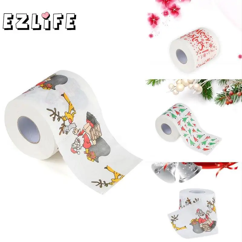 1 Roll Santa Claus/Deer Merry Christmas Supplies Printed Toilet Paper Home Bath Living Room Toilet Paper Tissue Roll Xmas Decor
1 Roll Santa Claus/Deer Merry Christmas Supplies Printed Toilet Paper Home Bath Living Room Toilet Paper Tissue Roll Xmas Decor