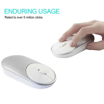 Portable Wireless Mouse ABS 2.4GHz WiFi Bluetooth 4.0 Mice for Office Laptop Desktop QJY99
Portable Wireless Mouse ABS 2.4GHz WiFi Bluetooth 4.0 Mice for Office Laptop Desktop QJY99