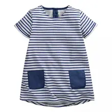 R & Z vestido para niños 2019 verano nuevo vestido de algodón a rayas para niñas(China)