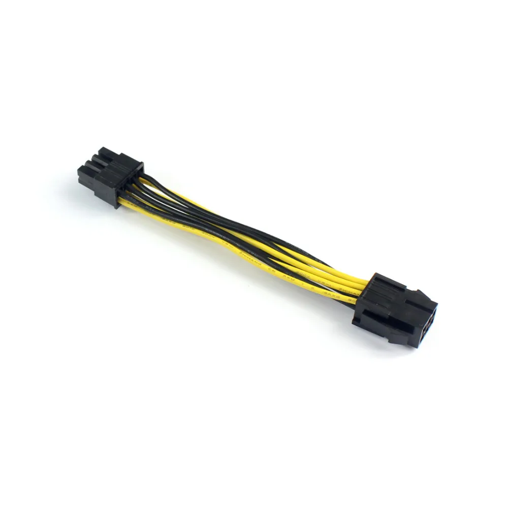 1PC CPU to PCIE Cable 6 Pin PCIe Female to 8Pin CPU Male PCI Express Power Converter Wire Video Graphics Card 6P to 8P Transfer
1PC CPU to PCIE Cable 6 Pin PCIe Female to 8Pin CPU Male PCI Express Power Converter Wire Video Graphics Card 6P to 8P Transfer