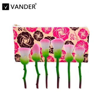 Vander Pro Green 6Pcs Rose Flower Shaped Makeup Brushes Set Powder Foundation Eyeshadow Cosmetics Blending Pincel maquiagem kits
Vander Pro Green 6Pcs Rose Flower Shaped Makeup Brushes Set Powder Foundation Eyeshadow Cosmetics Blending Pincel maquiagem kits