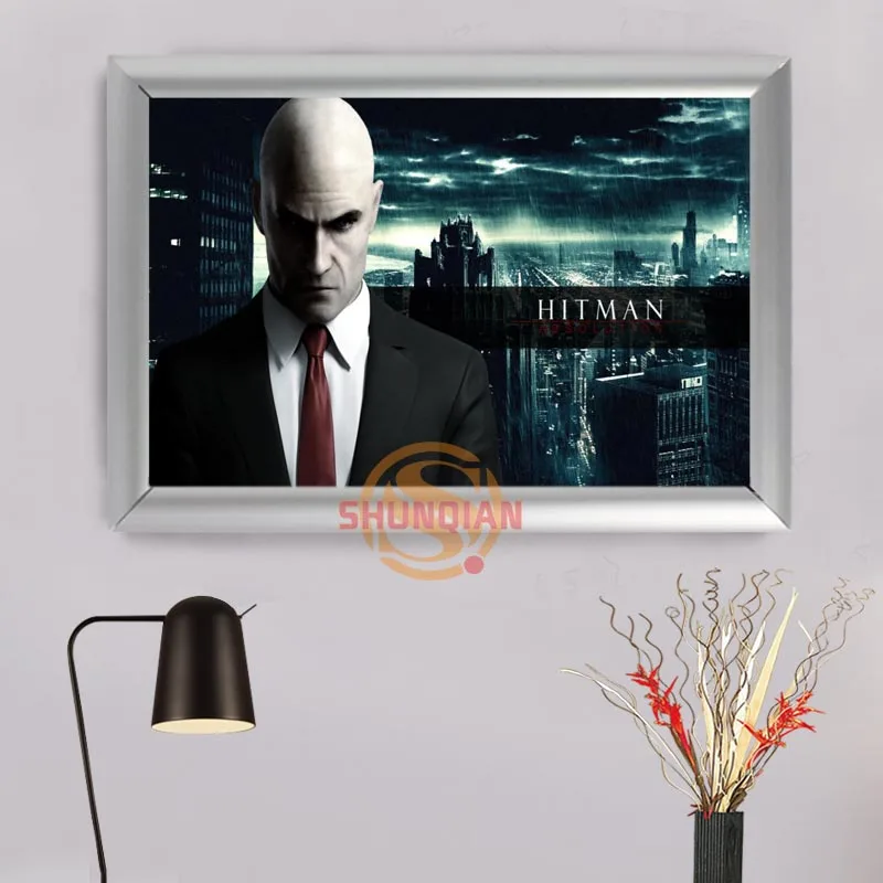Image Y17M3D16 Print Your Picture, Custom cool style Home Decor Hitman series Canvas Fabric Print Framed Or Umframed Unique H0315N7