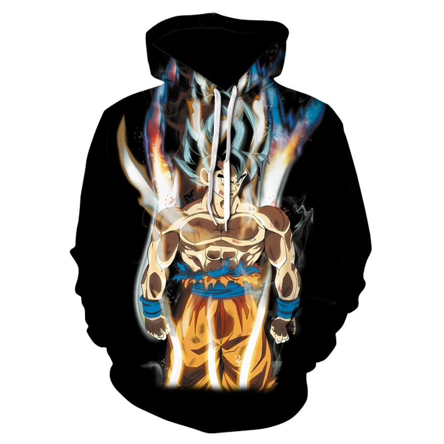 Anime Hoodies Dragon Ball Z Goku transformation fighting Hoodies Pullovers Men Women Long Sleeve Outerwear New Hoodies
Anime Hoodies Dragon Ball Z Goku transformation fighting Hoodies Pullovers Men Women Long Sleeve Outerwear New Hoodies